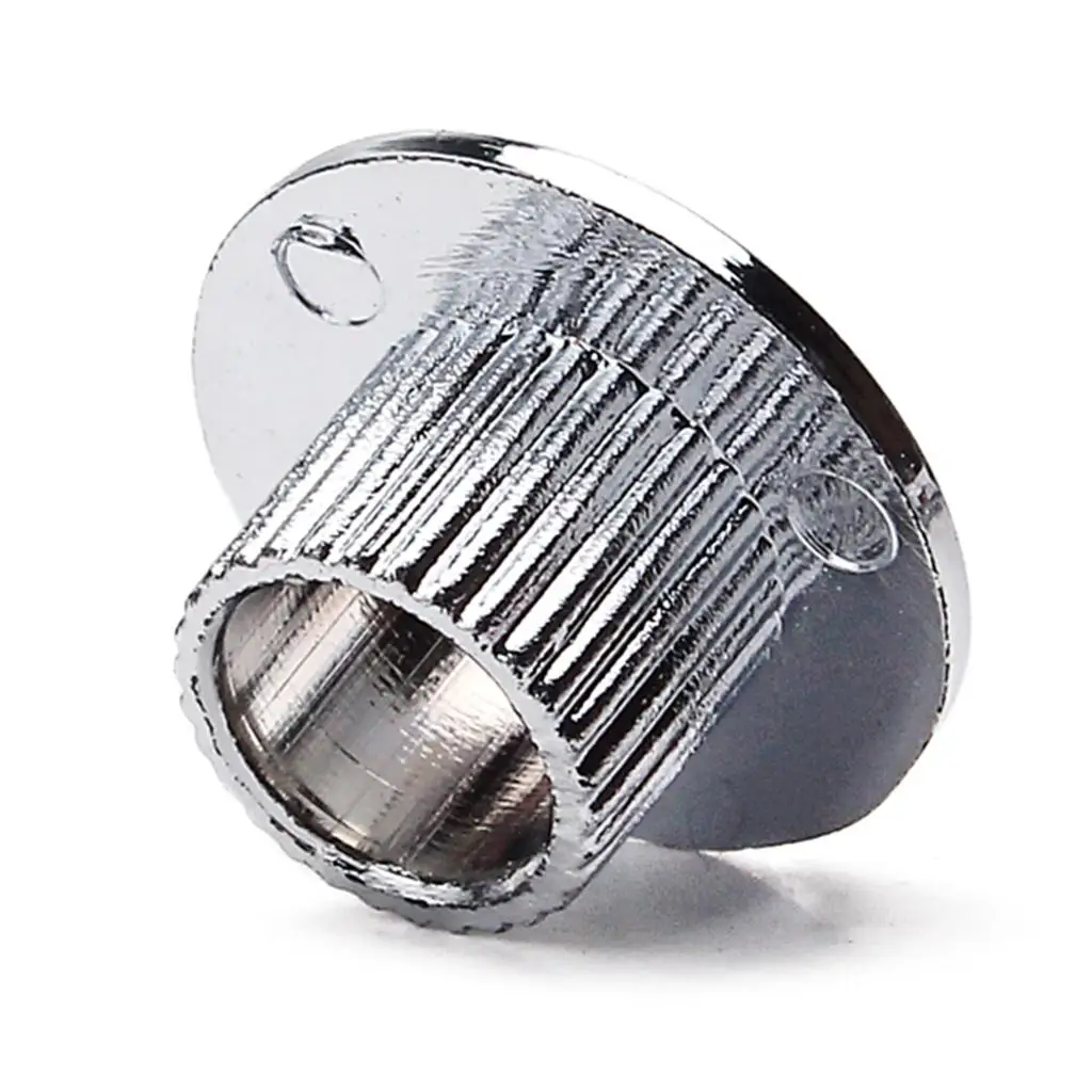 Vintage Style Tuner Bushings Chrome Ferrules Guitar Peg Mounts for Peg Replacement and Construction Projects