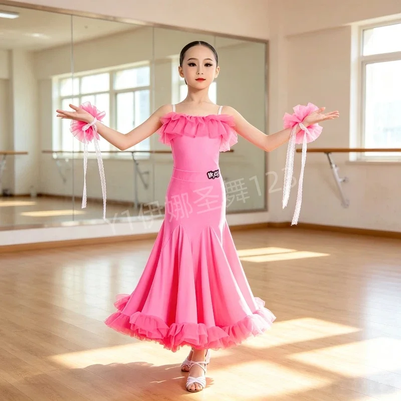 modern-dance-dress-new-girl's-professional-art-exam-dress-competition-performance-dress-communication-dance-skirt-split-set