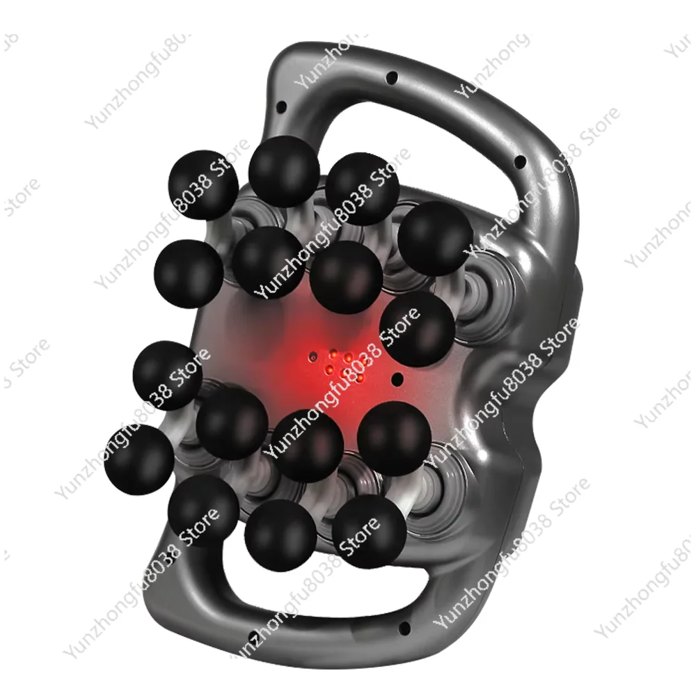 

16-Head Cordless Massage Gun-Deep Tissue Percussion Therapy for Back/Leg Muscle Relief with 9 Adjustable Speeds (Home & Gym Use)