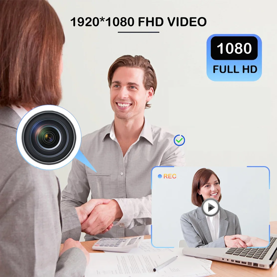 1080P HD Video Recorder DVR Security Camera，Mini Body Cam for Home Security or Classroom Learning，180 Minutes Battery Life