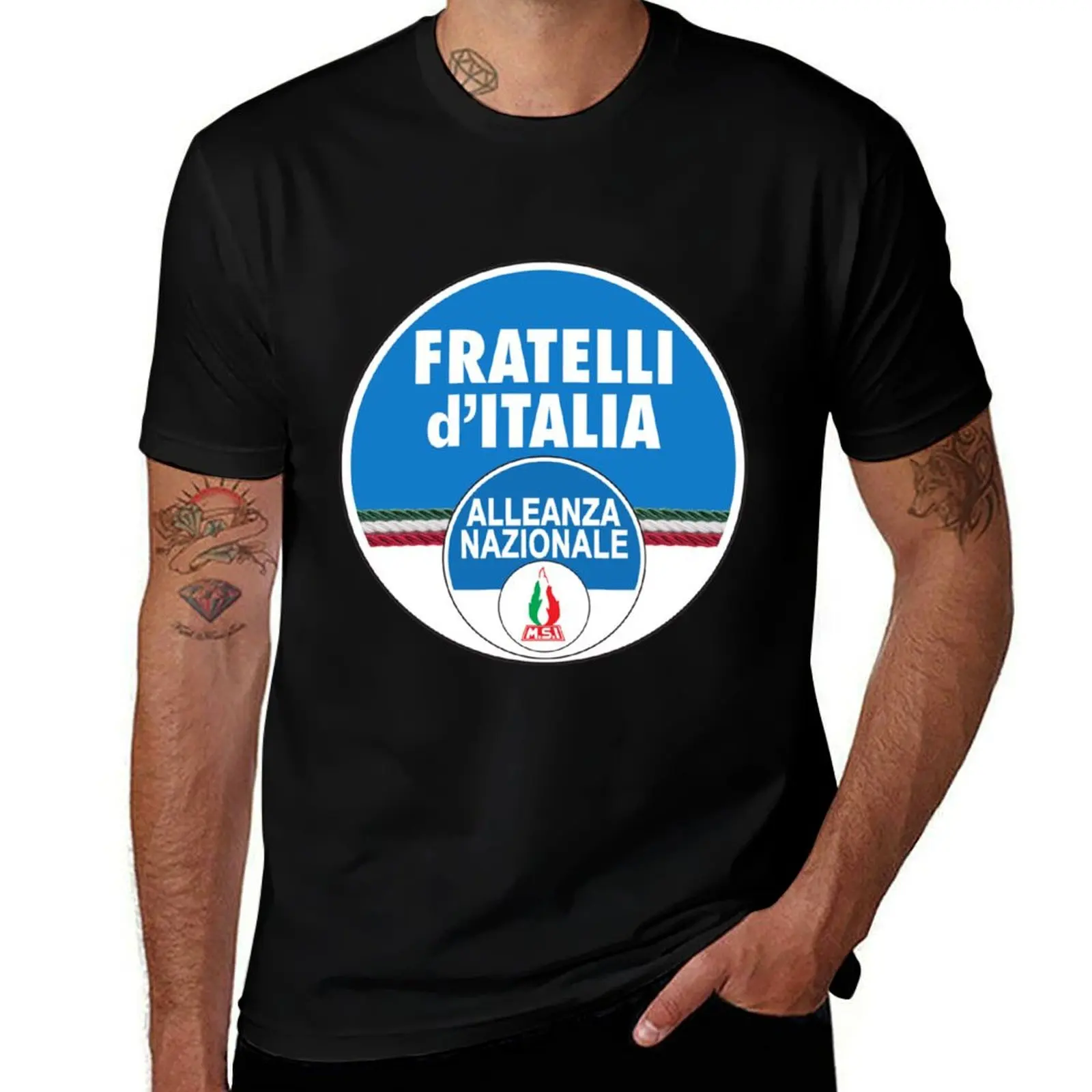 

Fratelli d'Italia (Brothers of Italy ) T-Shirt anime t shirts for man cotton t shirt pack t shirts for man pack cotton T-shirt