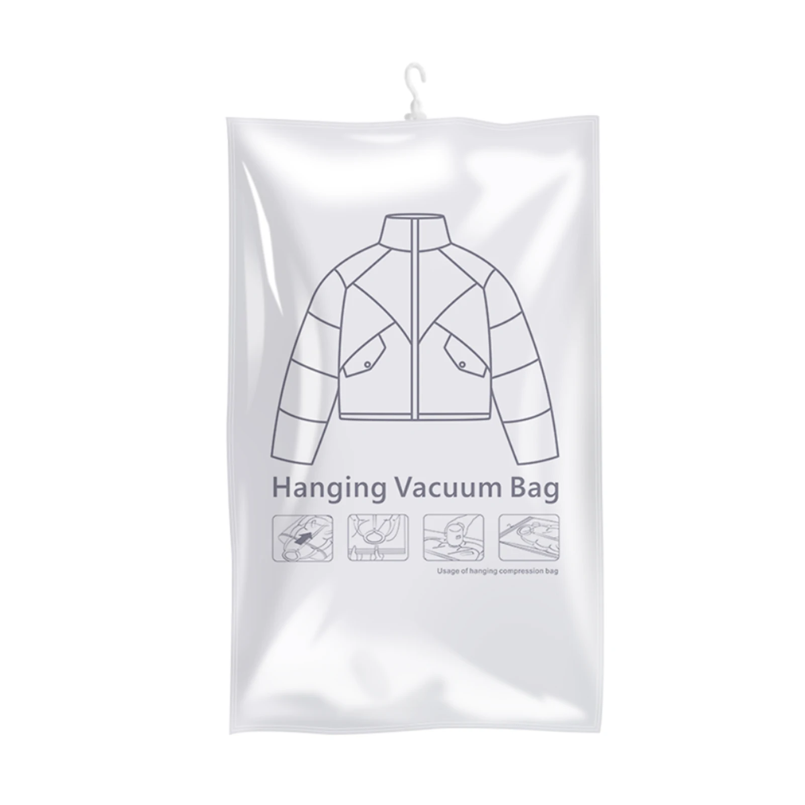 Say Goodbye To Clutter Space Saving Hanging Vacuum Storage Bag Space Saving Hanging Space Saving Bag