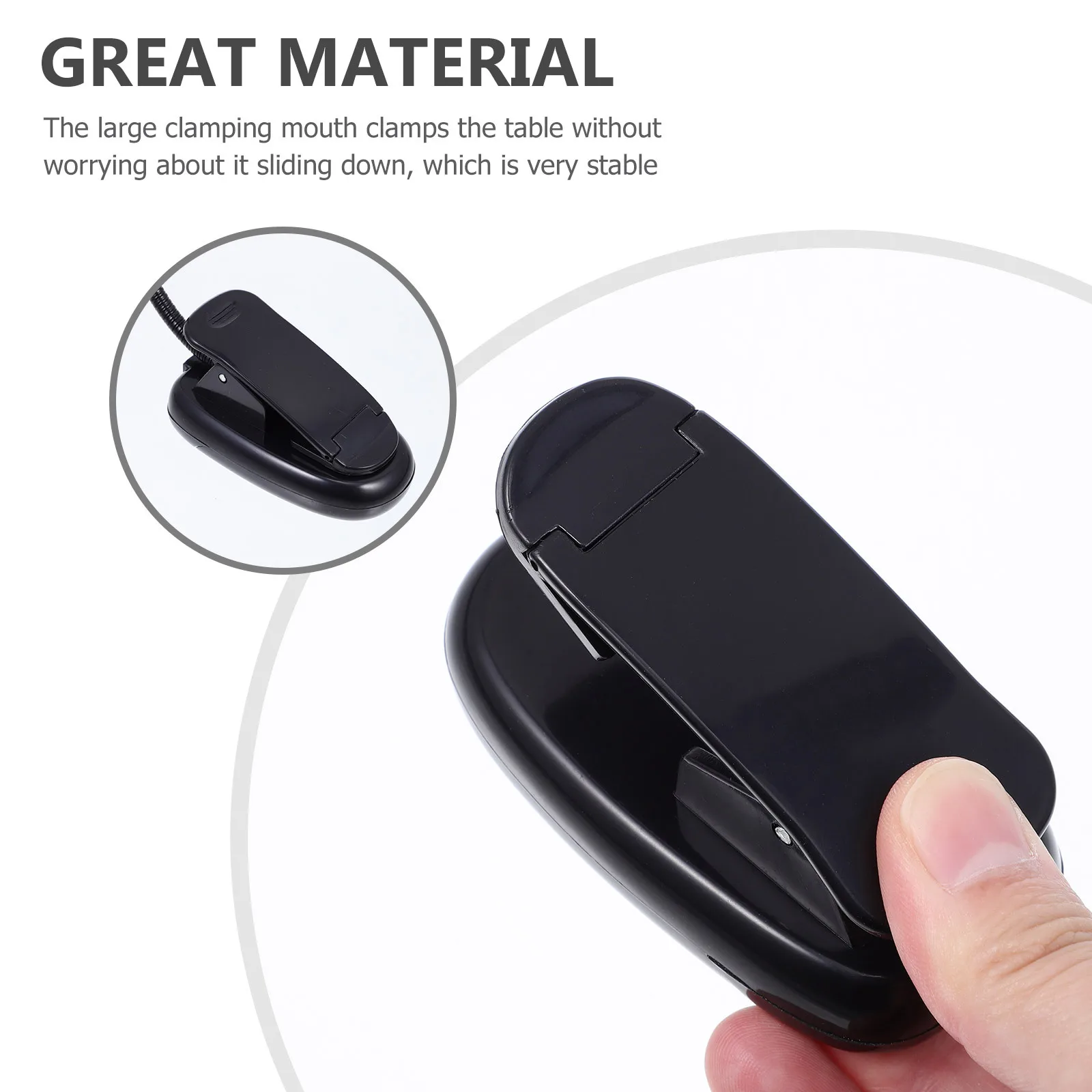 

Светодиодный стол с музыкальной партией, регулируемый кронштейн, небольшой светильник для чтения, зажим для настольного чтения, практичный светильник для небольшой спальни