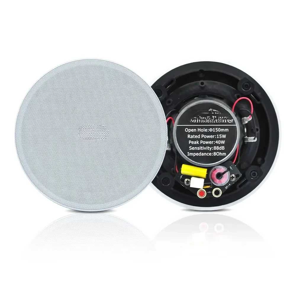 4inch Frameless Ceiling Speaker 15W 8ohm