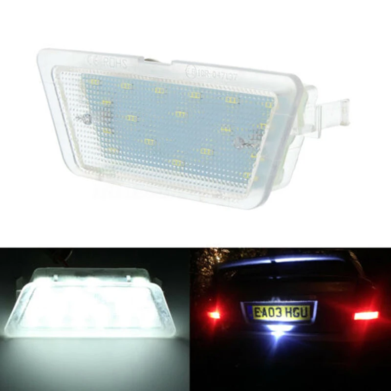 # 504K LED Led رقم لوحة ترخيص الخفيفة لأوبل أسترا G 1998-2004 هاتش/صالون سيارة ضوء الترخيص تصفيف السيارة (شفاف)