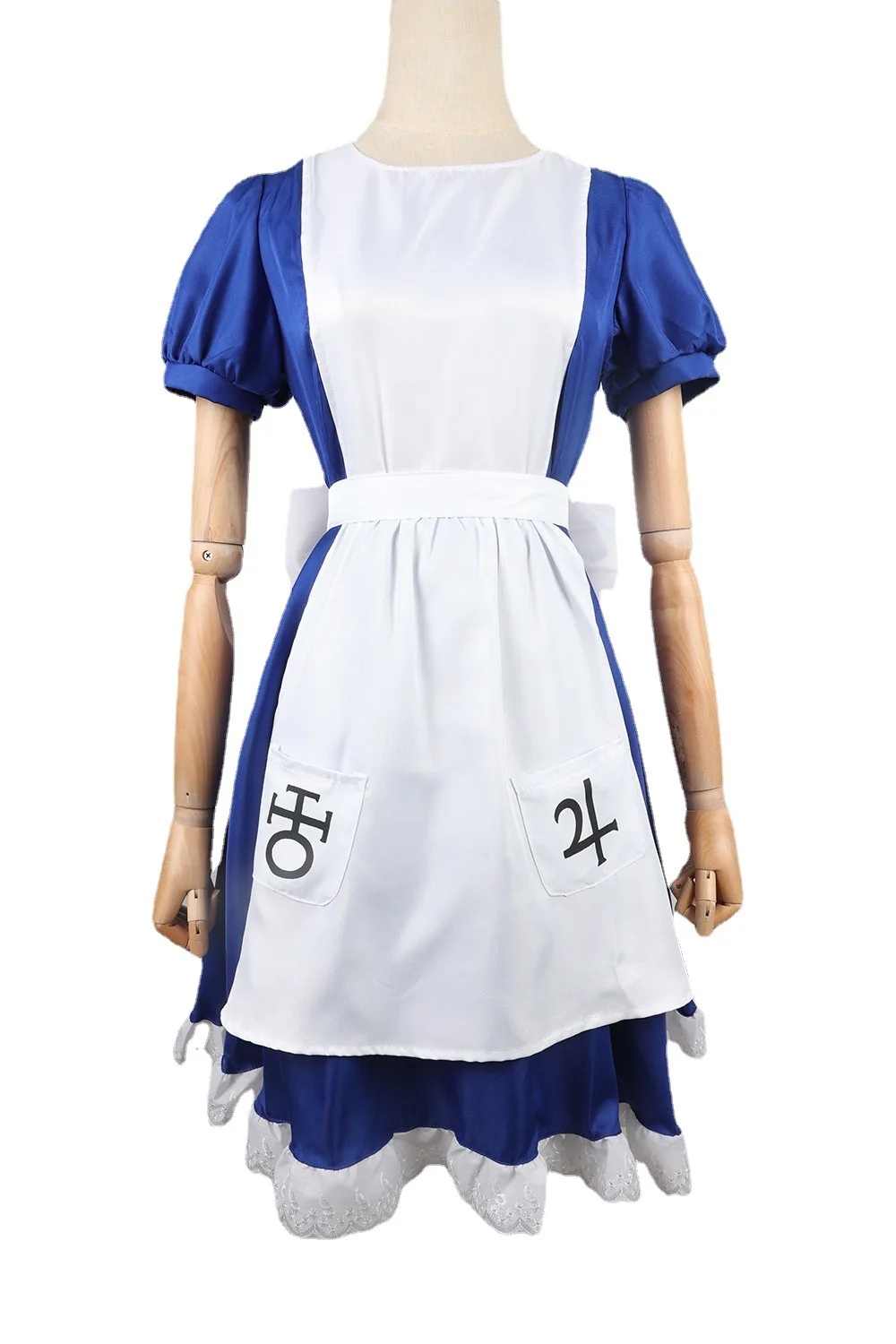 Alice Madness Returns Alice Stream Cosplay Costume Dress Halloween Suit .we