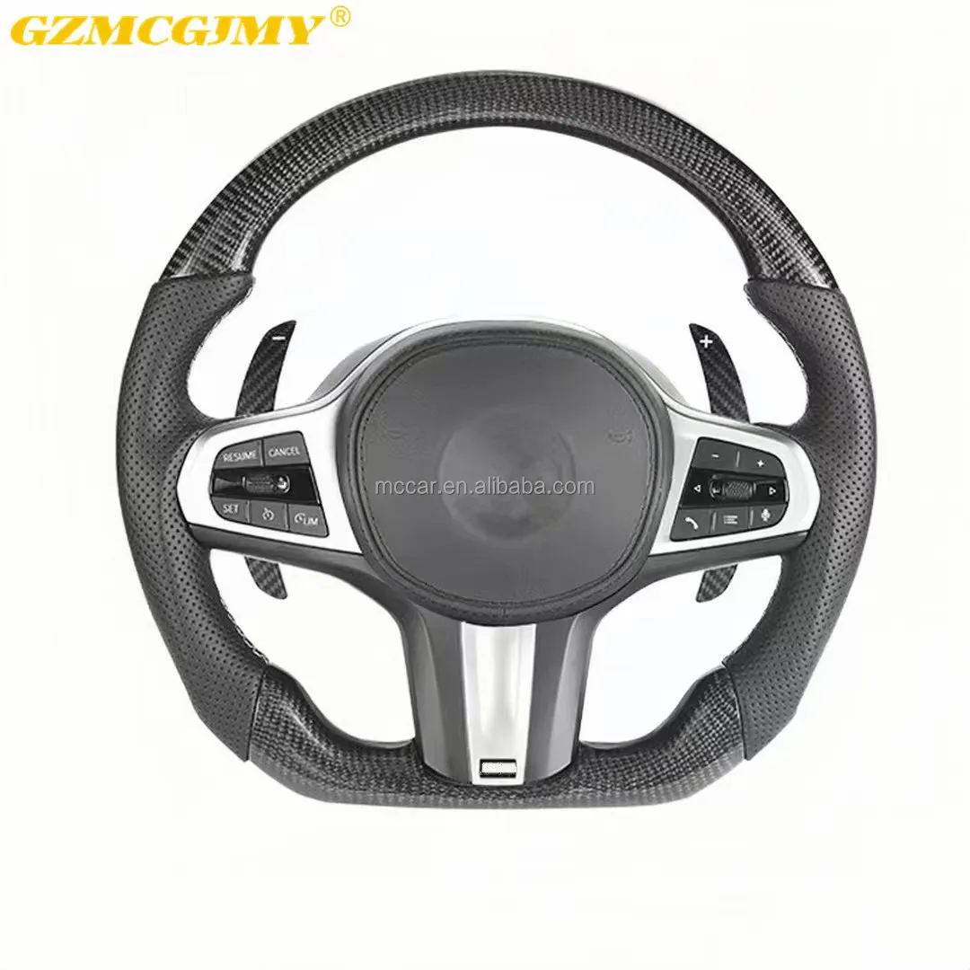 High quality car steering wheel suitable for BMW X5 X6 G05 G06 carbon fiber steering wheel