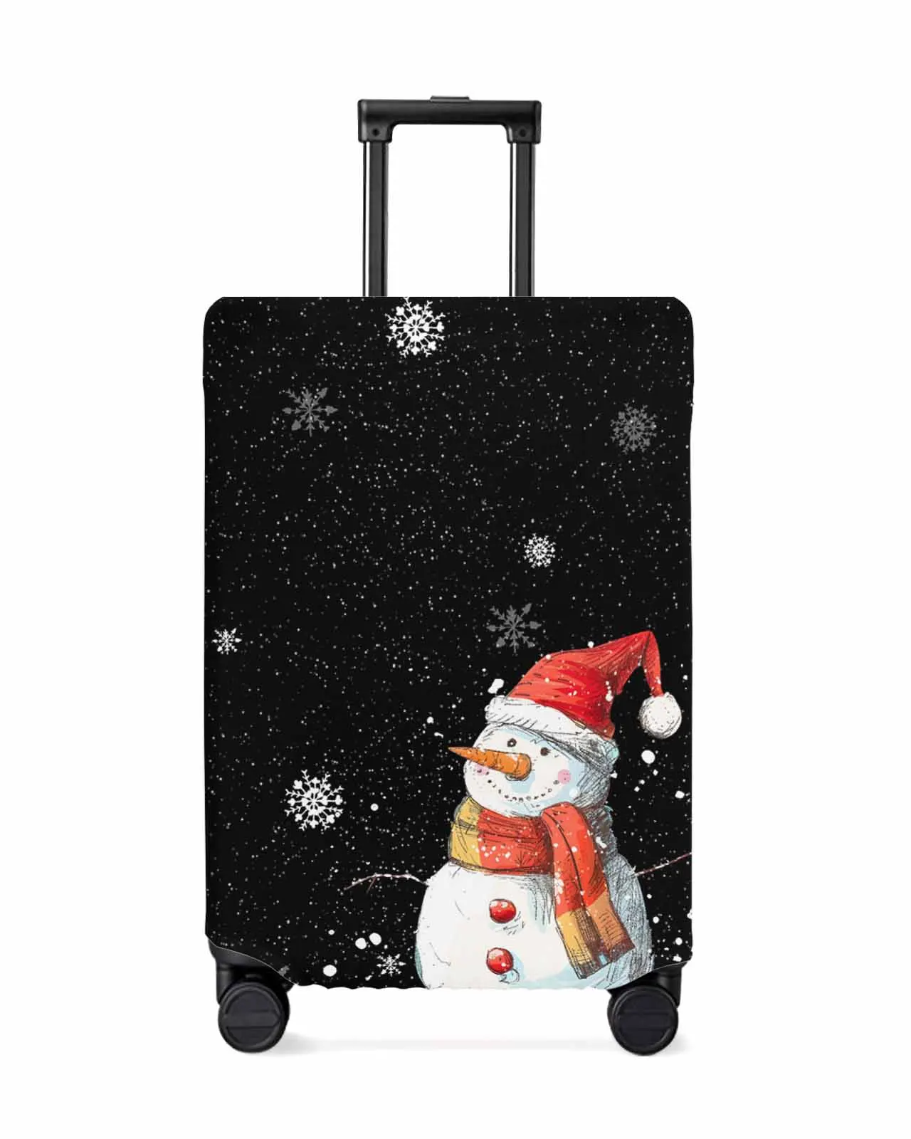 Christmas Winter Mockingbird Protective Cover For Travel Accessories Suitcase Elastic Dust Case Protect Sleeve