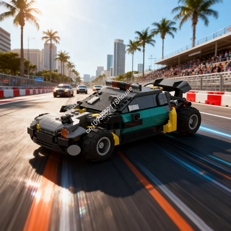 

634 детали MOC Cyberpunk Mizutani Shion Coyote: Модель-конструктор, архитектурная сборная модель, игрушка для самостоятельной сборки, креативный подарок на Рождество и День рождения