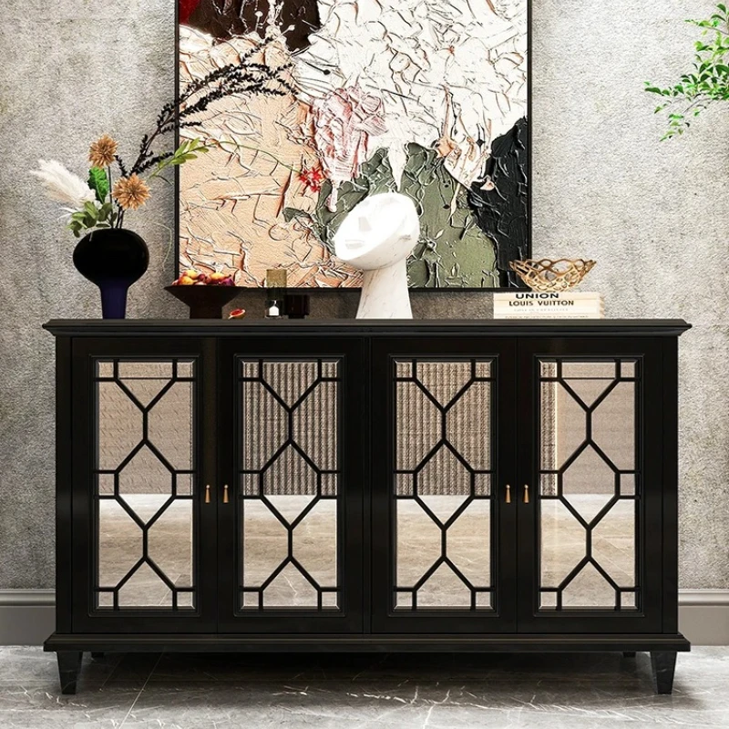 Decor Lighting Discount - XX 大幅割引 軽量で豪華な彫刻が施されたポーチキャビネット、リビングルームロッカー、玄関ホール、ポストモダン装飾、鏡、家庭用家具
