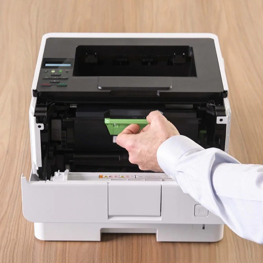 Business Monochrome Laser Printer with Large Paper Capacity, Wireless and Gigabit Ethernet Networking, Low-cost Printing