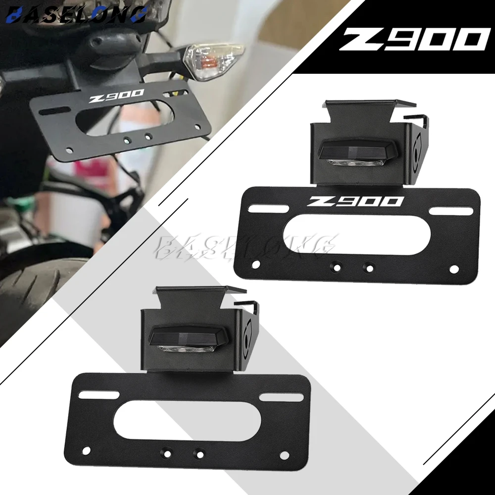 

Motorcycle License Plate Holder Bracket Rear Tail Tidy Fender Eliminator Kit For Kawasaki Z900 Z 900 SE 2017-2024 2023 2022 2021