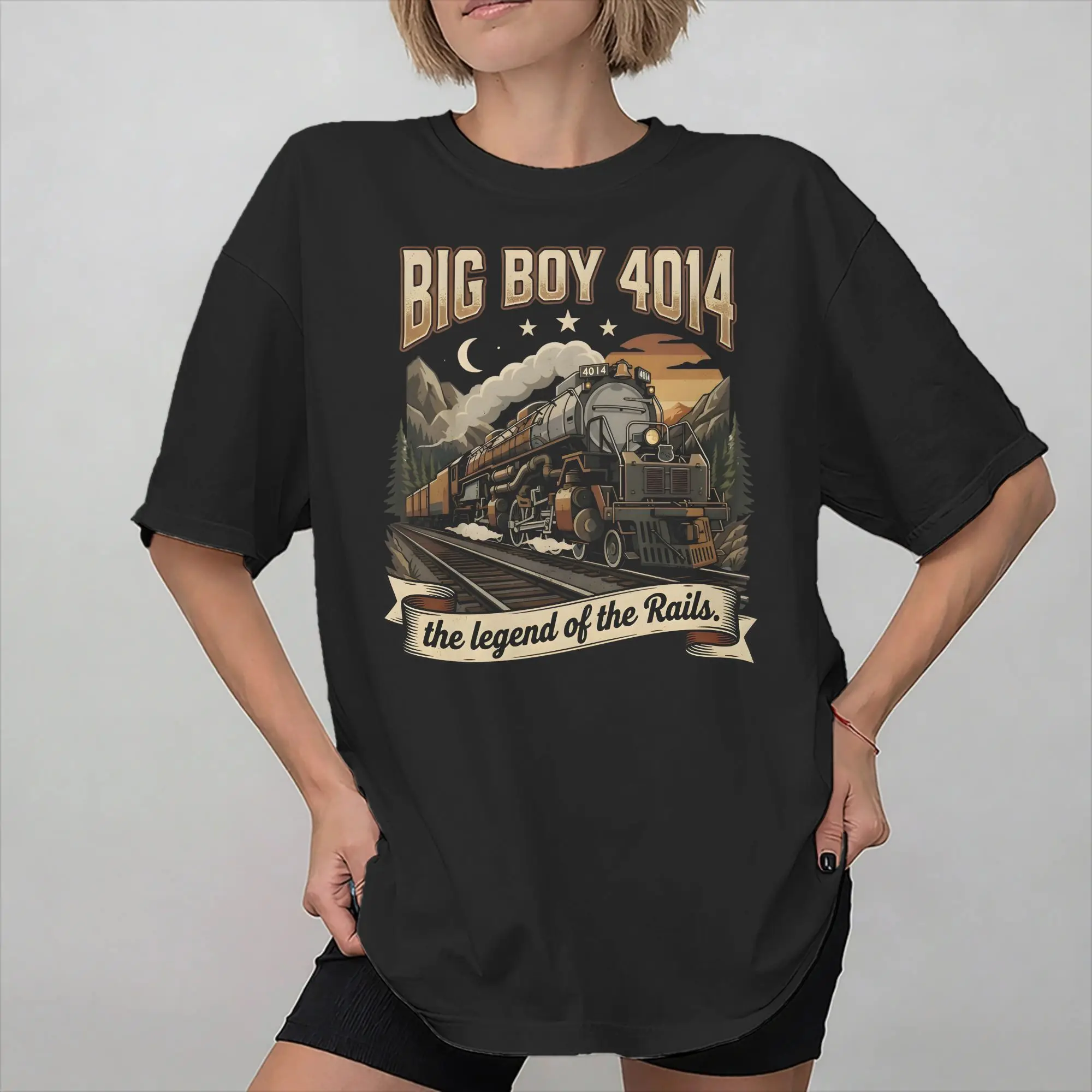 1941 Steam Locomotive 4014 Merch Unisex T Shirt 100% Cotton Tee Graphic Print  T-shirt Clothing