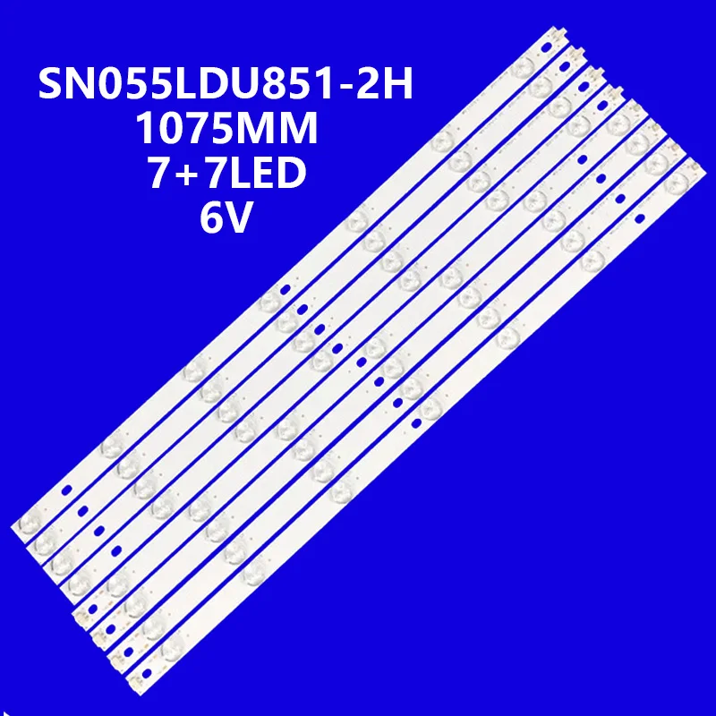 LED شريط إضاءة خلفي ل MS-L1312-R/L MS-L1312 V3 SN055LDU851-2H SN055LDUCV6488-Y-2H AX055LDUCV6488H-Y-2H