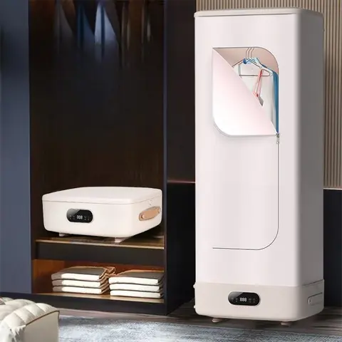 Automatic ironing and drying machine, automatic hanging ironing machine, dryer, foldable quick drying