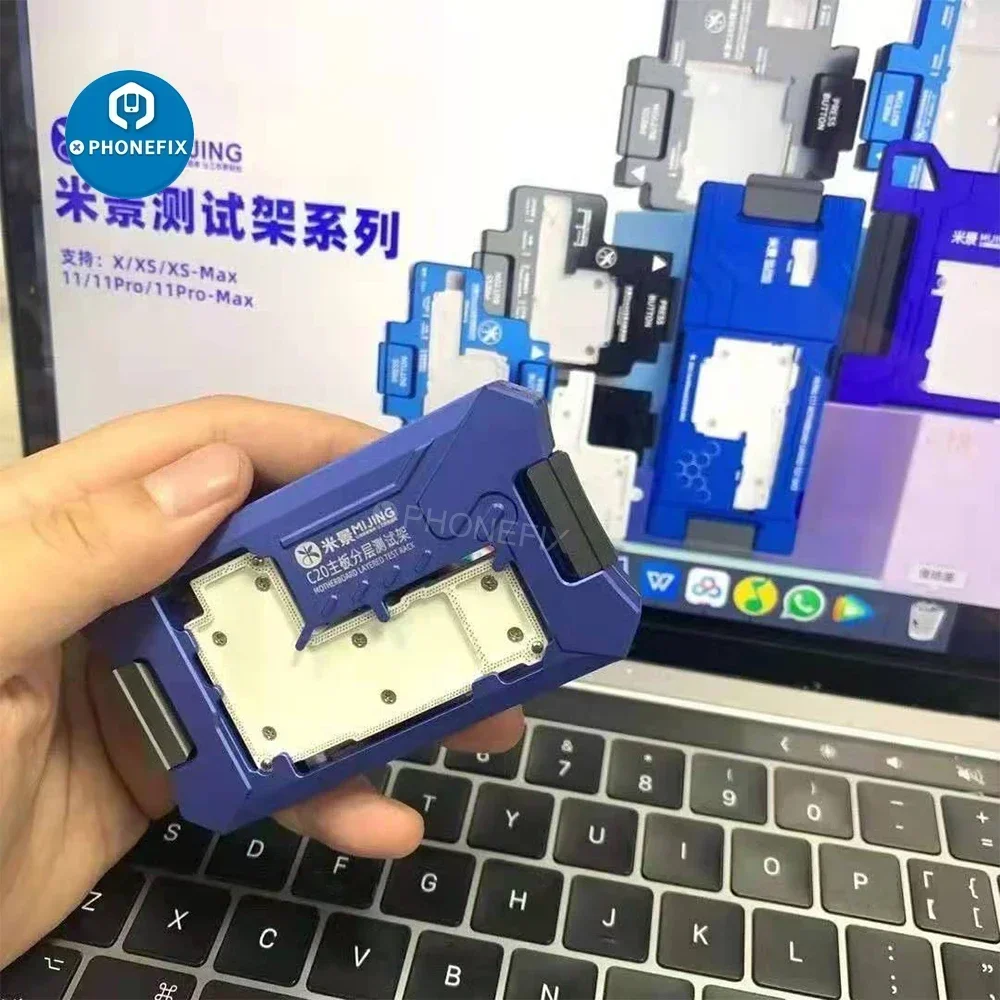 Mijing Professionelles logisches MainBoard Layered Testing Frame Lötvorrichtung für IPhone X-14PM Elektronik-Schweißreparaturwerkzeug