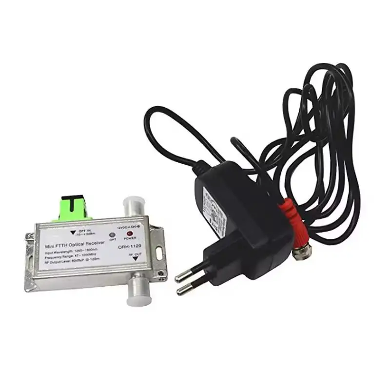 

Оптический приемник ORH-1020 FTTH Cable TV с усилением тормоза AGC 47-1000 МГц 1310 нм