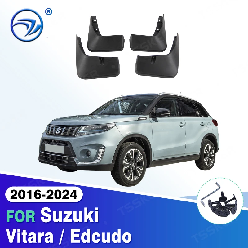 Para suzuki vitara/edcudo para-lamas fender 2016 - 2024 carro mudflaps respingo guardas para-lamas flap fender acessórios