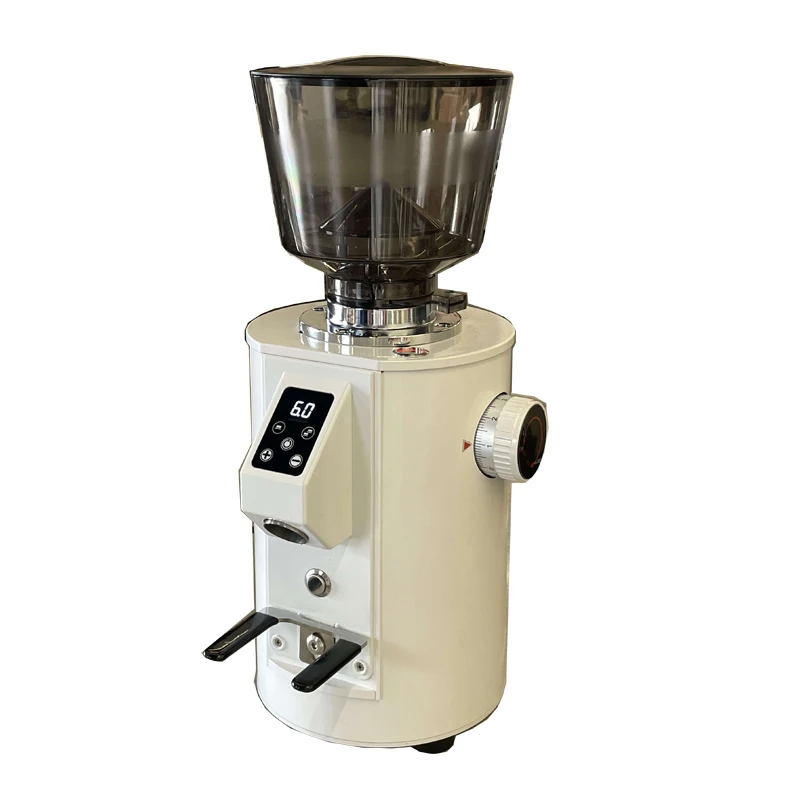 Electric Automatic Digital Coffee Bean Grinder 64mm Flat Burr Grinder Italy