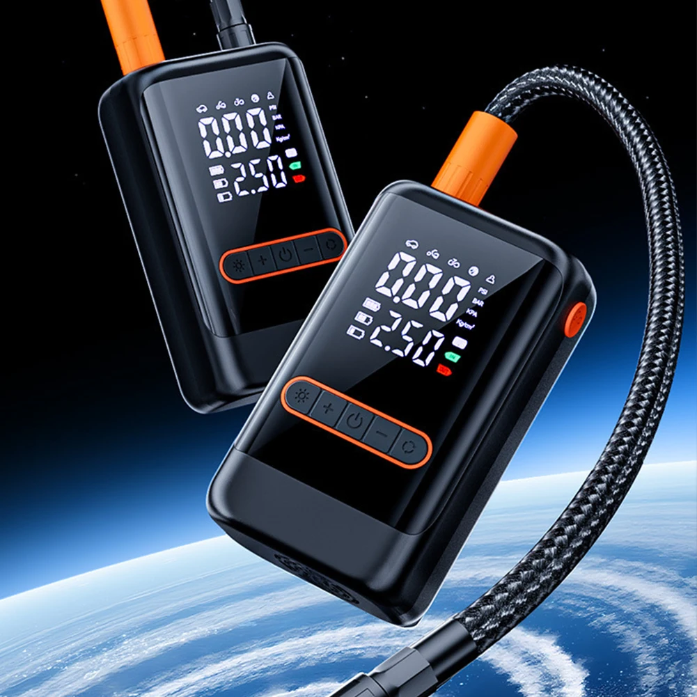 

Электрический воздушный насос для шин, USB перезаряжаемый беспроводной насос для накачивания шин, портативный автомобильный насос для накачивания шин, аксессуары для накачивания мотоцикла