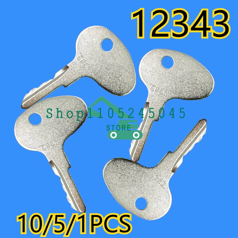 10/5/1PCS Ignition Keys 123243 12343 912-0514920 Compatible for BD2 Series Kubota Tractors Forklifts High Quality