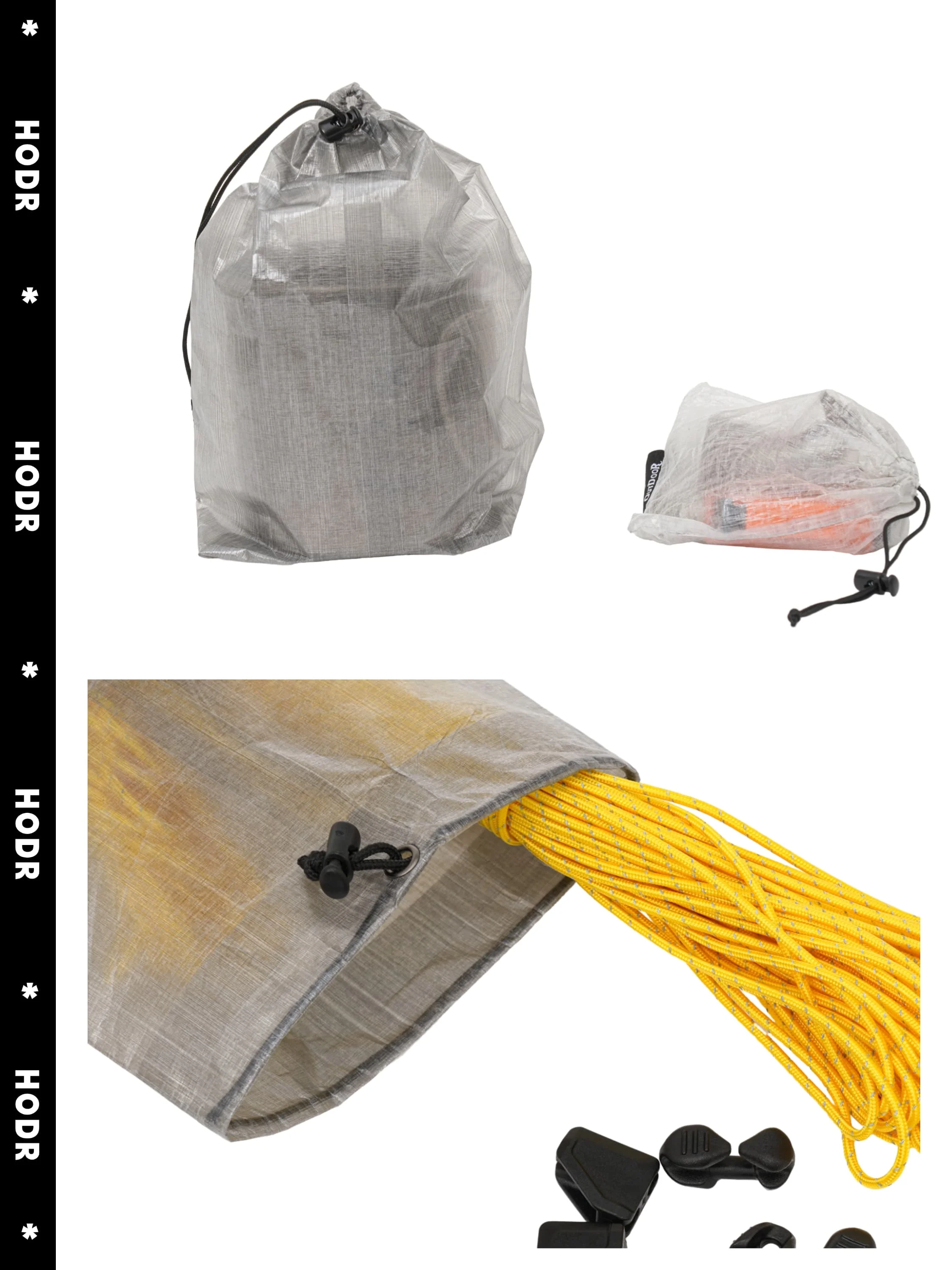 [HODRGEAR] STASHLITE Dyneema Flache Tasche Ultraleichte Wasserdichte Organizer-Tasche DCF Aufbewahrungssack für Camping-, Wander- und Rucksackausrüstung – Detail 8