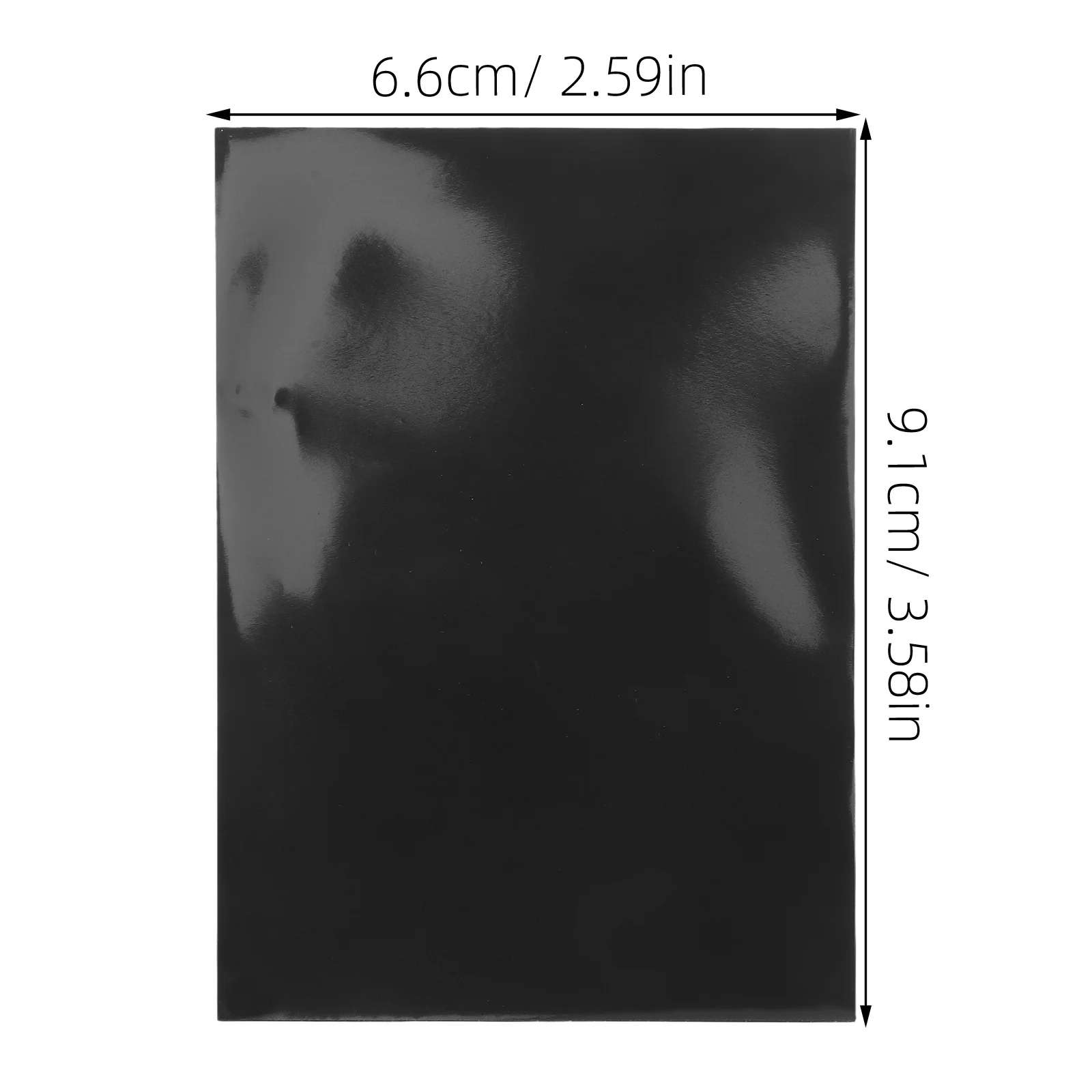 50 Pcs Frosted Solid Color Card Holder Trading Sleeve Sleeves Clear for Cards Thick Hard