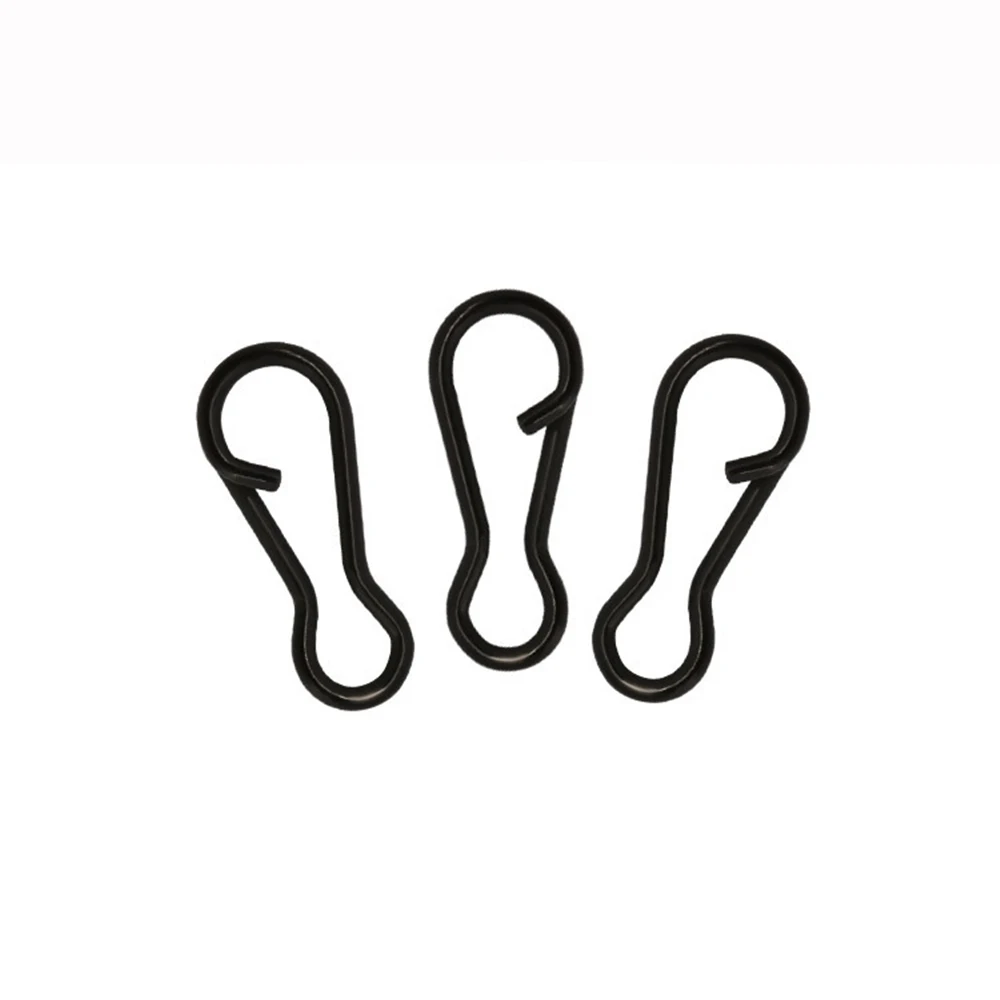 Wholesale By Bulk 1000pcs/lot Black Snap Stainless Steel Pin Carp European Reservoir Fishing Group Accessory Tackles Tool Pesca