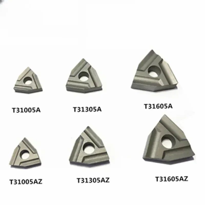 

20pcs 31005A 31305A 31605AZ 32210D YT15 / YW2 CNC Machine Clamping Carbide Inserts External Turning Blade Carbide Tips