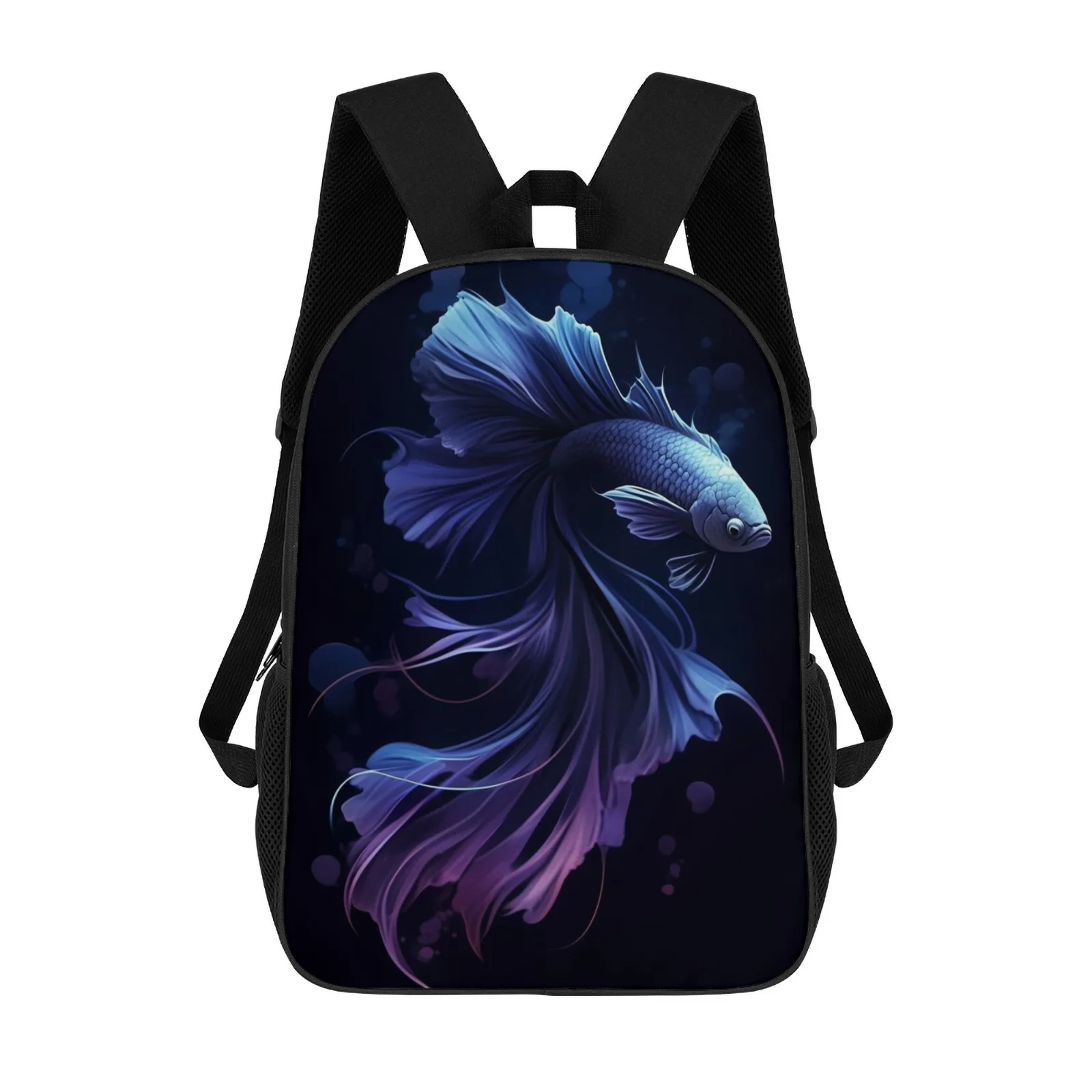 

Blue and Purple Betta School Bag 17 Inch School Backpack Mochilas Escolares Bolso Bolsa Mochilas De Hombre Mochila Bag Mochila M