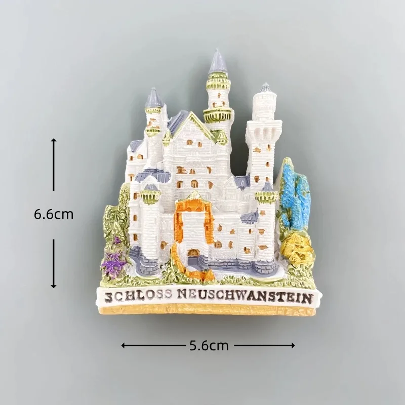 Germany City Fridge Magnet 3D Resin Souvenir Berlin Hamburg Dresden Home Decor Gift