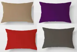 30x50cm solid color polyester linen single-sided pillowcase decorative bedroom cushion household sofa cover