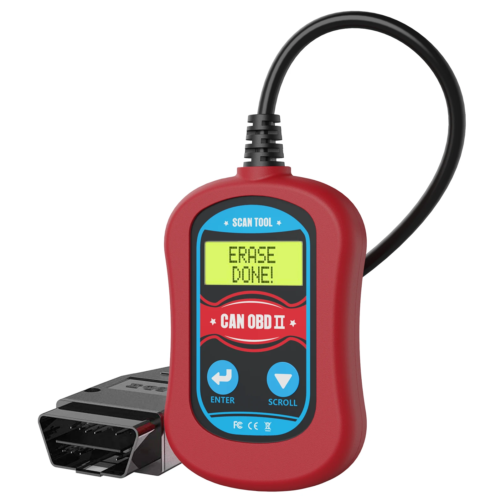 

OBDII Считыватель кодов крана Поддержка экрана Все 9 протоколов Автомобильный диагностический инструмент Обнаружение двойной системы Инструменты двигателя MS300