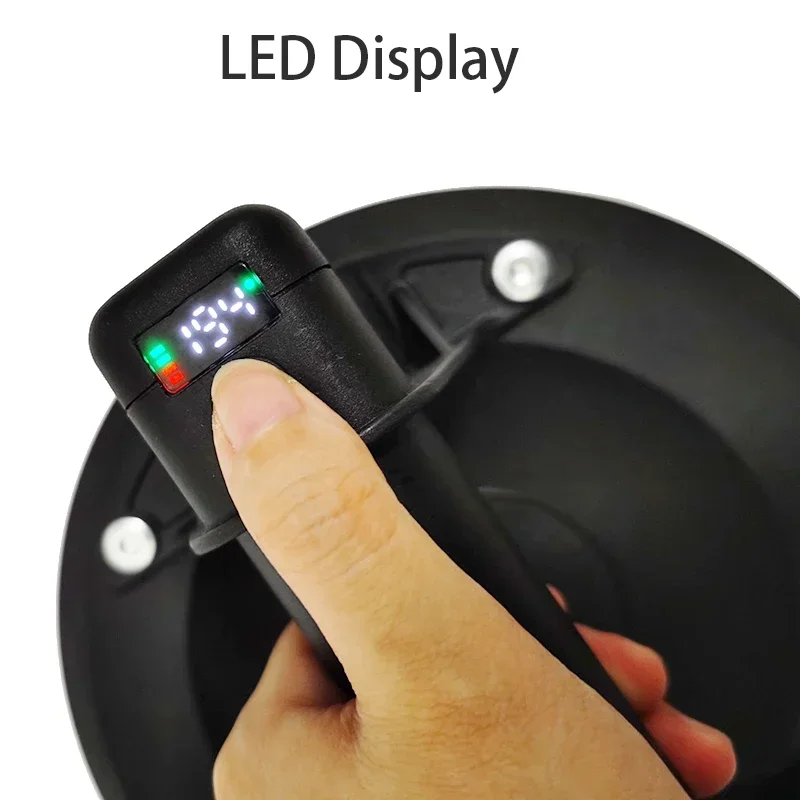 كوب شفاط المكنسة الكهربائية 8 بوصة 250 كجم قدرة تحمل الثقيلة فراغ رافع لبلاط الجرانيت الزجاج دليل رفع Powerfu #5