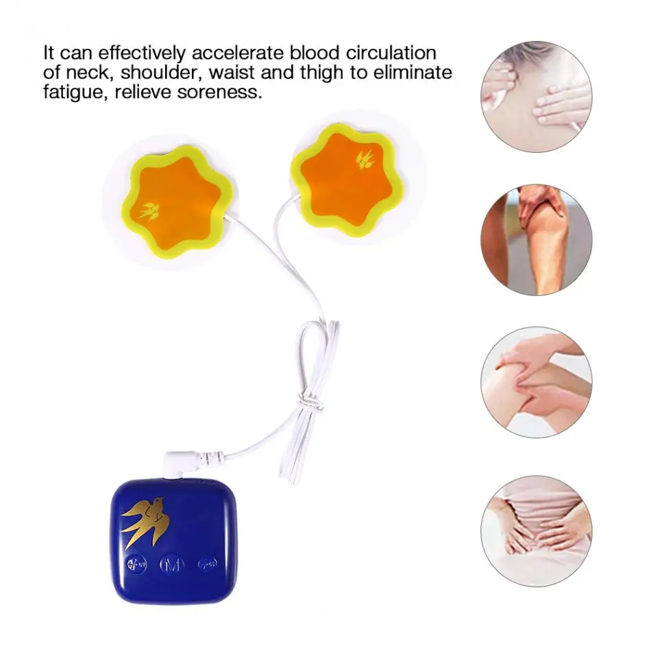 Electric 6-Level Period Cramp Massager Heating Menstrual Pain Relief Dysmenorrhea Stopper Uterus Heat Warmer Massager Women Gift