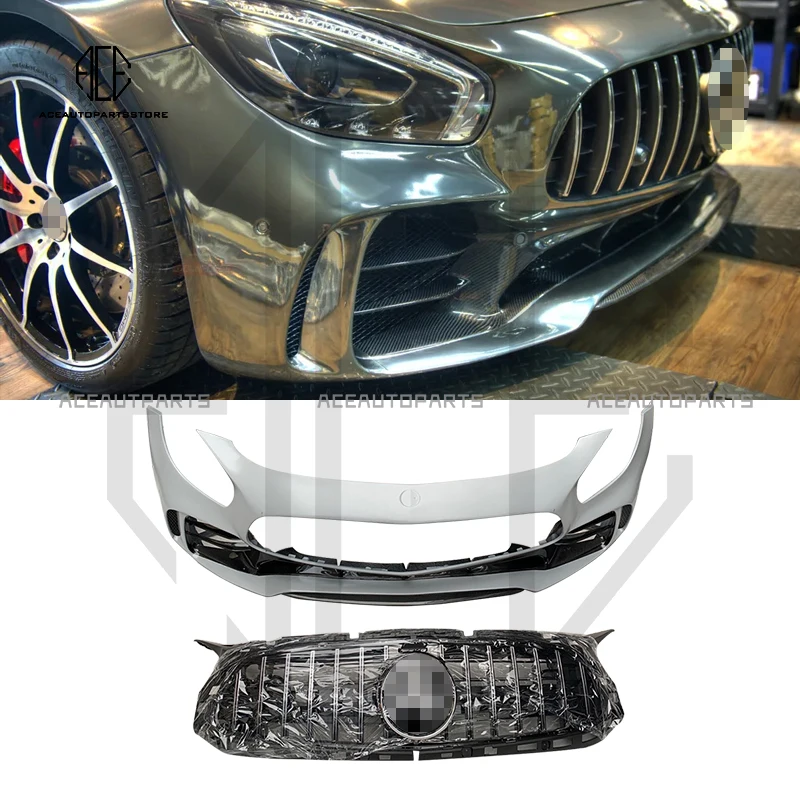 

Gtr Style FPR+CF Car Front Bumper Front Spoiler Rear Diffuser Body Kit Part For Mercedes Bens AMG GT GTS