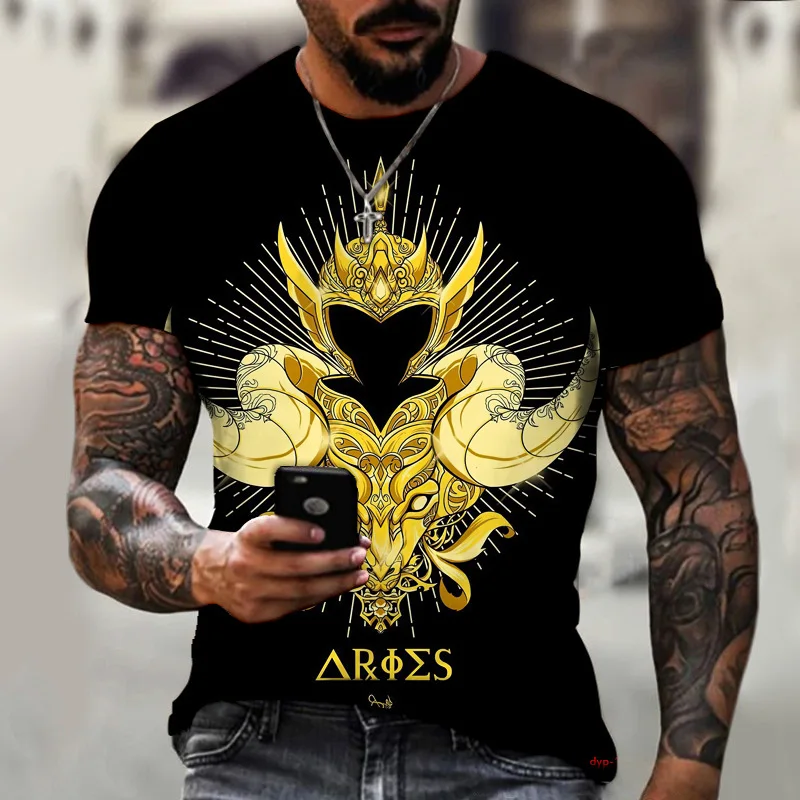 Hot Selling Anime Saint Seiya Scorpio 3D Print Kids Cosplay T-shirts Summer Men Women Fashion Street Harajuku Short sleeves Tees