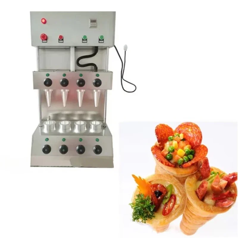 

Chinese Baked Goods Pizza Cone Maker Oven Ice Cream Cone Molding Machine