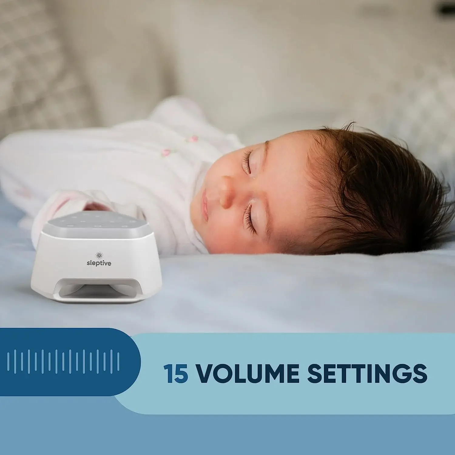 Baby White Noise Machine USB Rechargeable Timed Shutdown Sleep Machine Baby Sleep Sound Player Night Light Timer Noise Player