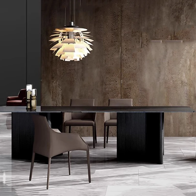 Leather Modern Dining Chairs Designer Restaurant Bedroom Balcony Dining Chairs Vanity Minimalist Stoel Lounge Suite Furniture