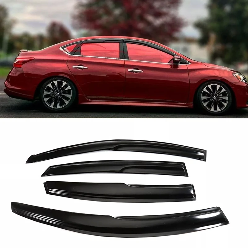 

Дефлекторы окон (ветровики) в стиле Mugen для Nissan Sentra 2013-2019 годов