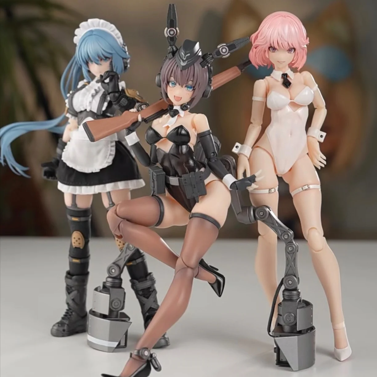 الأصلي Ra-03 فتاة أرنب مدرعة Anneliese 1/12 المشتركة دمية المحمول اللوحة الانتهاء اليدوية نموذج جمع لعبة مزخرفة