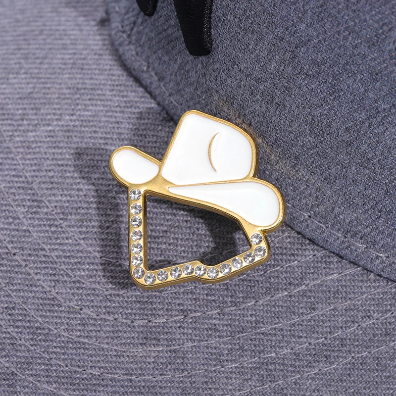 Creative Mexican Metal Hat Clip Stylish Enamel Pins Hat Pin Baseball Cap Badge Golf Cap Basketball Aesthetic Clip Jewelry Gift