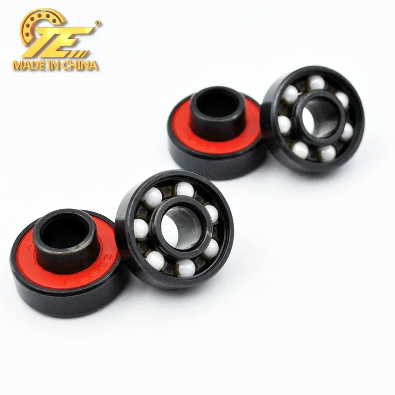

4/8/16pcs 608 2RS Integrated Hybrid Ceramic Ball Bearing 8*22*7mm High Speed Roller Skate Skateboard Wheel Miniature Bearings