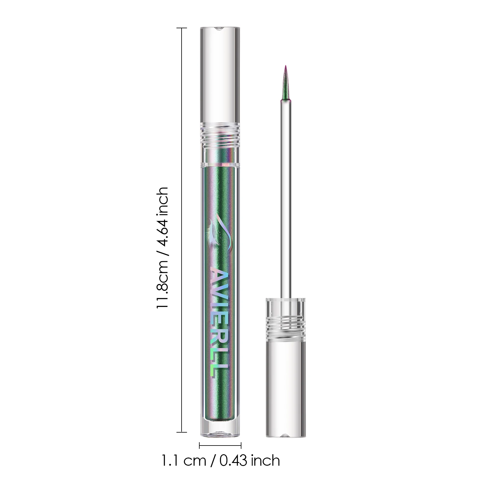 AVIERLL Slim Eyeliner Stick in Lush Green – Waterproof, Long-Lasting & Precision for Eyeliner/Eyeshadow, Alcohol-Free