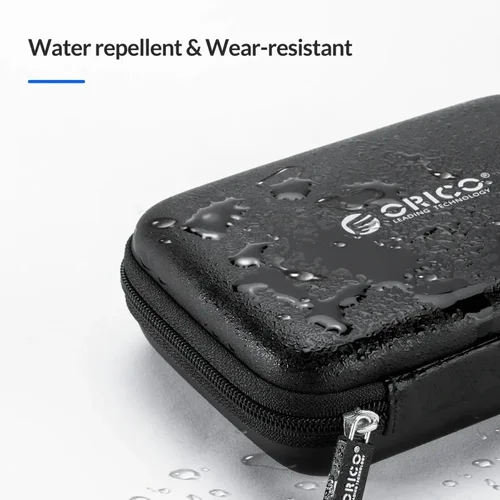 Imagen 2 del producto ORICO Caja de disco duro de 2,5 pulgadas Bolsa de protección de color sólido Estuche de disco duro portátil Adecuado para estuche de protección de almacenamiento de disco duro