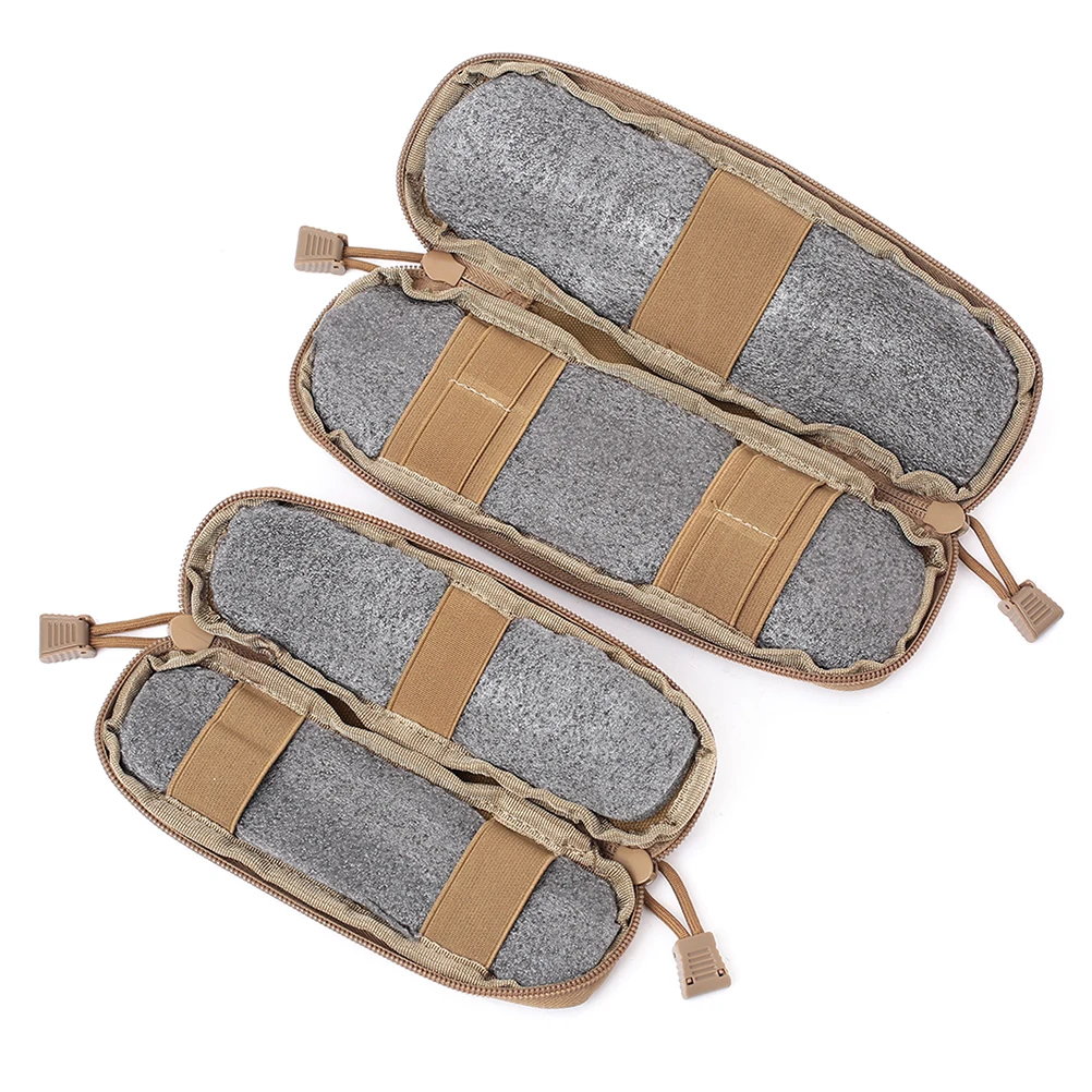 

Tactical Attachment Pouch Oxford Fabric Durable Gear Storage Bag For Backpack Vest Outdoor Hiking Khaki Belt Pouch Cell Phone