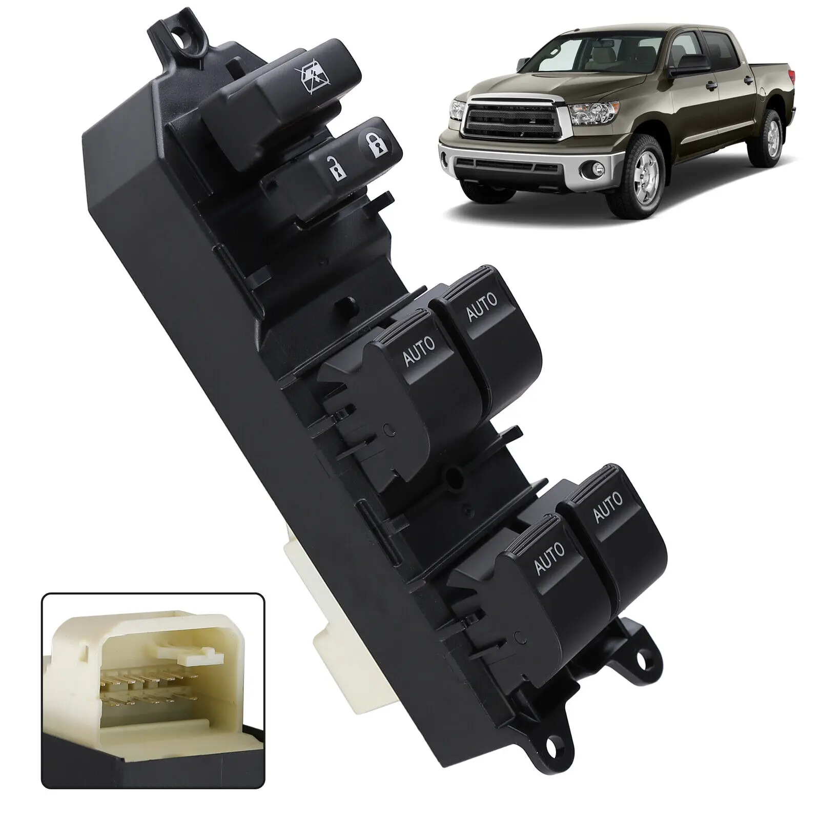 Driver Side LED Power Window Switch Auto Down Up For Toyota Tundra 2007-2021 84820-0R040 848200R040 FREE SHIPPING