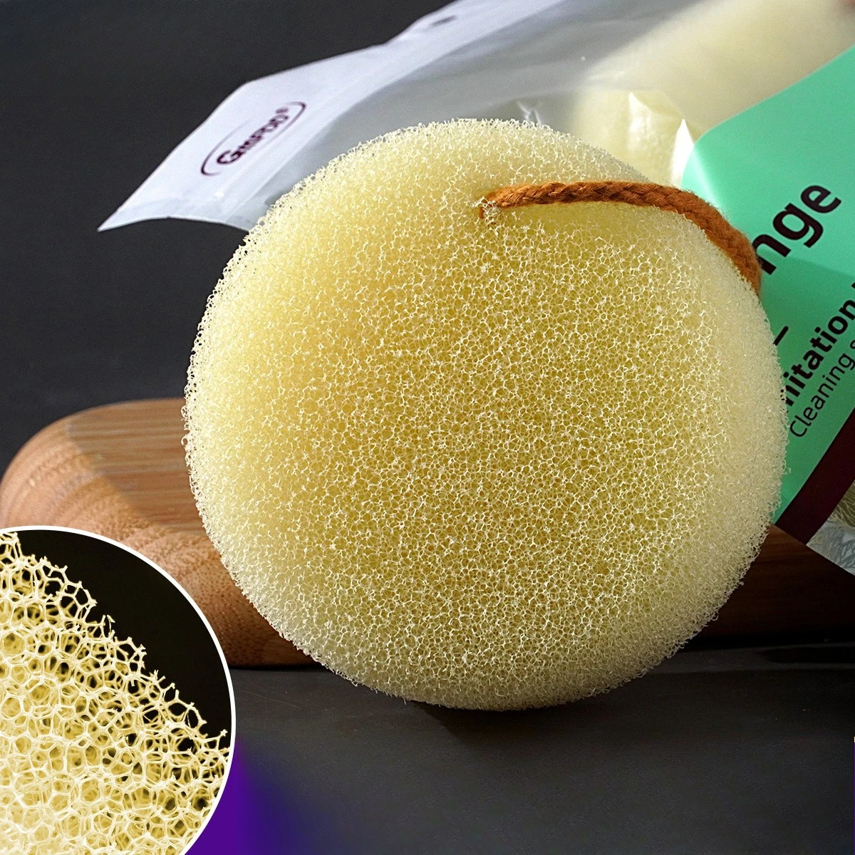 

Natural Loofah Bath Sponge Exfoliator | Reusable Shower Scrubber for Deep Cleansing & Dead Skin Removal