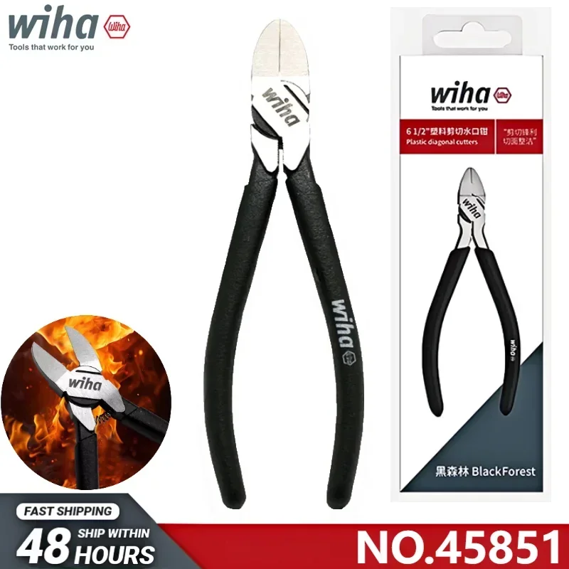 Wiha NO.45851 Classic Plastic Cutting Diagonal Pliers 160mm